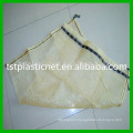 High strength orange plastic PP leno drawstring mesh bag